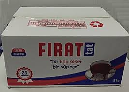 Firat Küp Şeker Dökme 5 Kg Kutu