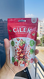 Anemurium Fresh Çilek Kurusu - Çips Çilek (Şeker İlavesiz) - Kuru Meyve Kıtırı 25 gram