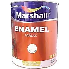 marshall enamel sentetik yağlı boya siyah  2,5 lt