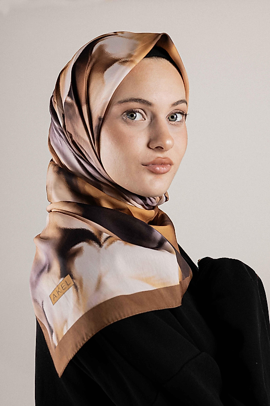 DESENLİ FRANSIZ İPEĞİ EŞARP DESEN-1