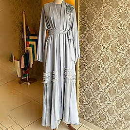 İşlemeli Kadın Abaya