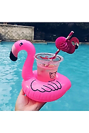 Flamingo Şişme Deniz Havuz Bardak Tutucu Float Bar