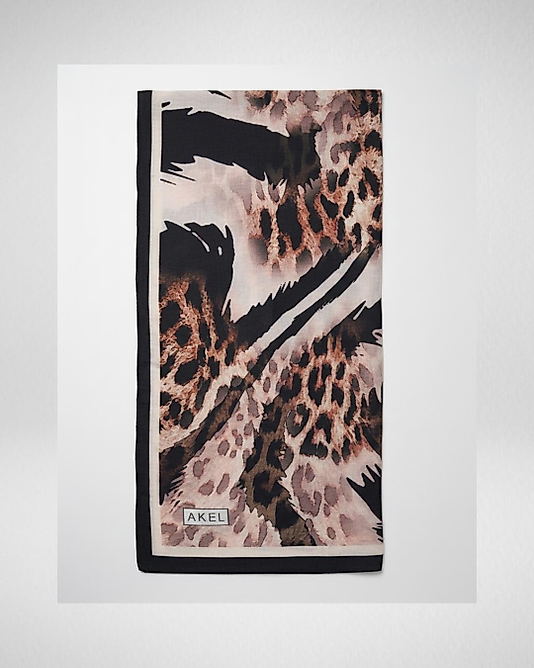 Spring Eşarp Leopar Yeni Desen-2