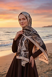 Spring mermer desen şal