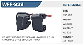 YAKIT FİLTRESİ  FORD FIESTA FUSION FOCUS 1.6 TDCI