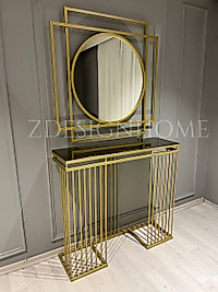 100 CM AYNA, 90X30X100 CM DRESUAR GOLD Z-09