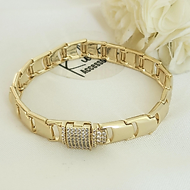 14K Basic Gurmet Çelik Bileklik