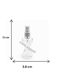 50 cc Pırlanta Plastik Sprey  kapaklı