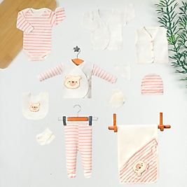 Kedi Nakışlı 11 Parça Hastane Çıkışı Seti