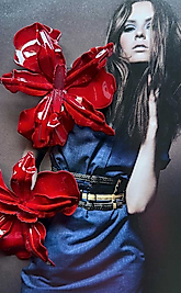 Tutku Çiçeği Özel Tasarım Küpe