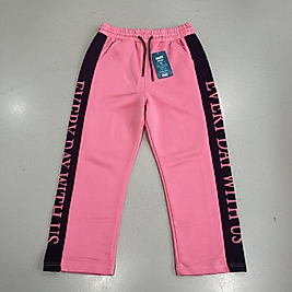 Pembe siyah detaylı pijama altı
