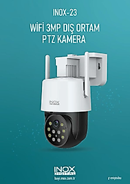 ÖZKAM TEKNOLOJİ Inox-23 3mp Diş Ortam Wi̇fi̇ Ptz Kamera (p6sli̇te)