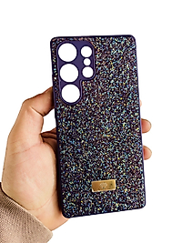 Samsung Galaxy S25 Ultra Taşlı Telefon Kılıfı Mor