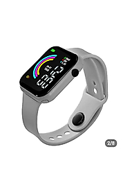 Gri Su Geçirmez Apple Watch Saat (AKILLI SAAT DEĞİLDİR)
