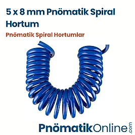 08 mm Pnömatik Spiral Hortum