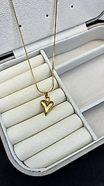 ÇELİK KALPLİ BALON KOLYE