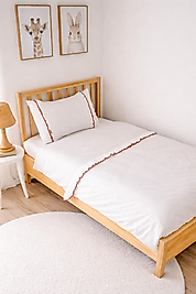 %100 Pamuk Farbalalı / Fırfırlı Nevresim Takımı