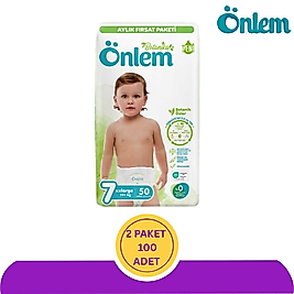 Önlem Botanika No:7 XXLarge Bebek Bezi 50'li (100 Adet)