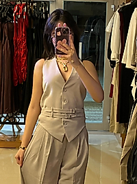 halter yaka takım