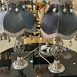 Abajur Çiftli Füme