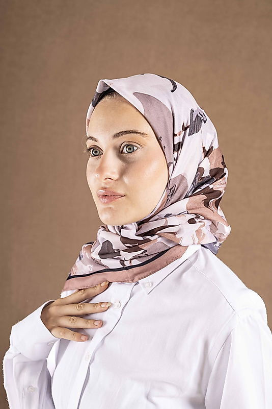 DECODE EŞARP ÇİÇEK DESEN