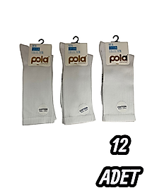 Erkek Pola Tenis Çorap 12 Adet