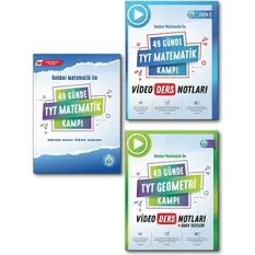 Rehber Matematik 49 Günde TYT Matematik - Geometri Video Ders Notları Kampı 3lü