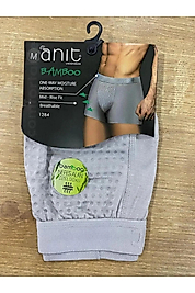 4 Adet Düz Renk Likralı Bambu Erkek Boxer %96 Bambu %4 Likra