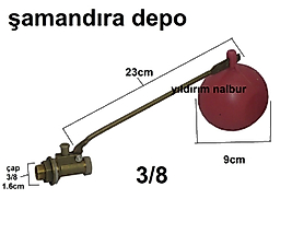 DEPO ŞAMANDIRASI DEPO FLATÖRÜ 3/8