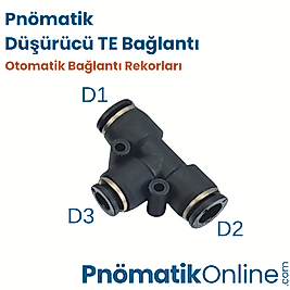 Pnömatik Düşürücü TE Bağlantı