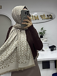 Coacha desen çift taraflı şal