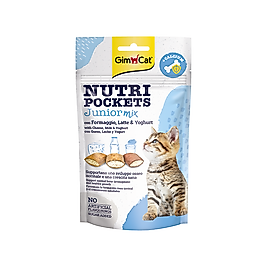 GimCat Nutri Pockets Mix Yavru Kedi Ödülü (60 g)