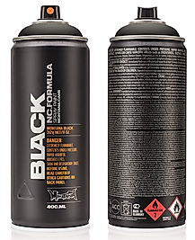 MONTANA BLACK SPREY BOYA 400 ML BLACK BLK9001 MO-264368