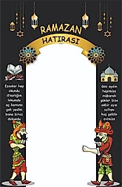 RAMAZAN HATIRASI  AFİŞİ  65 X100