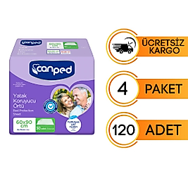 Canped Yatak Koruyucu Örtü (60x90cm) 30'lu 120 Adet