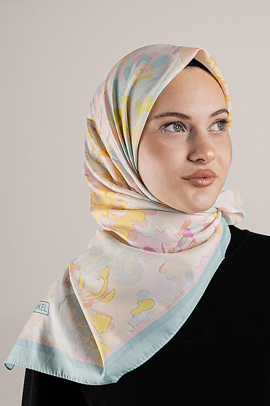 DESENLİ FRANSIZ İPEĞİ EŞARP DESEN-4