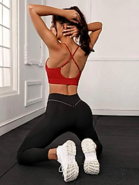 Dragron Criss Cross Back Spor Sütyeni (Bra)