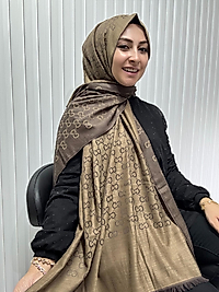 G Desen Yün Pamuk Şal