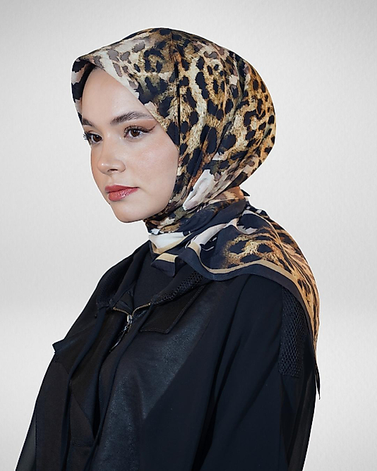 Spring Eşarp Leopar Yeni Desen-2