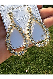 Damla Model Zircon Taşlı Küpe
