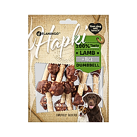 Flamingo Hapki Kuzu Etli ve Pirinçli Dumbell Köpek Ödülü (150 g)