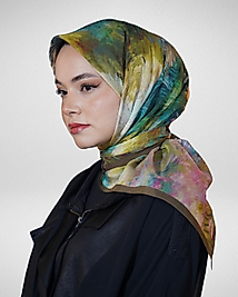 Spring Eşarp Suluboya Desen