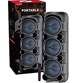 KTS-2185 Bluetooth/Usb/Sd Müzik Kutusu Kablosuz Mikrofonlu