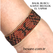 BALIK BURCU BİLEKLİK-KAHVE