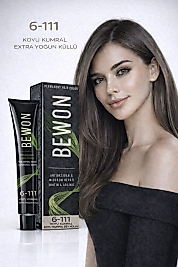 BEWON SAÇ BOYASI 100 ML (6-111 KOYU KUMRAL EXTRA KÜLLÜ)