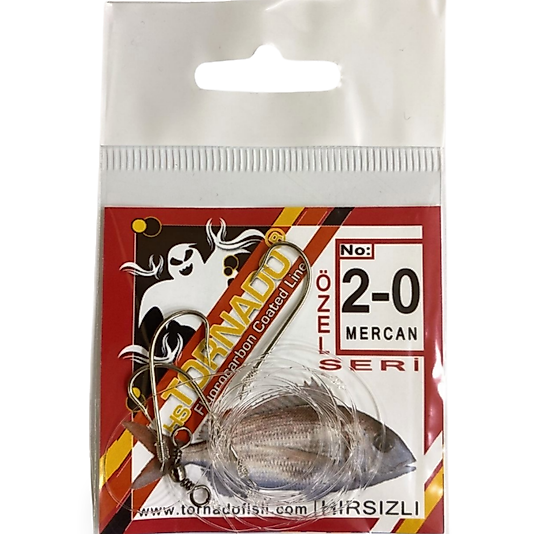 Tornado No:2/0 Mercan Özel Seri 3'lü Hazır Beden