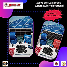 40 W PANELLİ ELEKTRİKLİ ÇİT SİSTEMİ