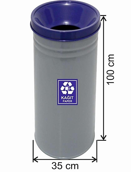 Geri Dönüşüm Kovası Boyalı 96 LT ( KDV DAHİL )