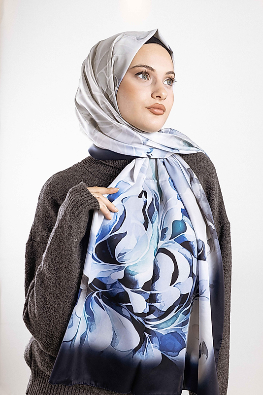 ALFA SİLK ŞAL ÇİÇEK DESEN-1