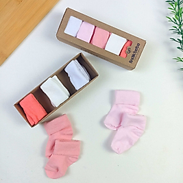 5 Parça Kutulu Yenidoğan Çorap Seti